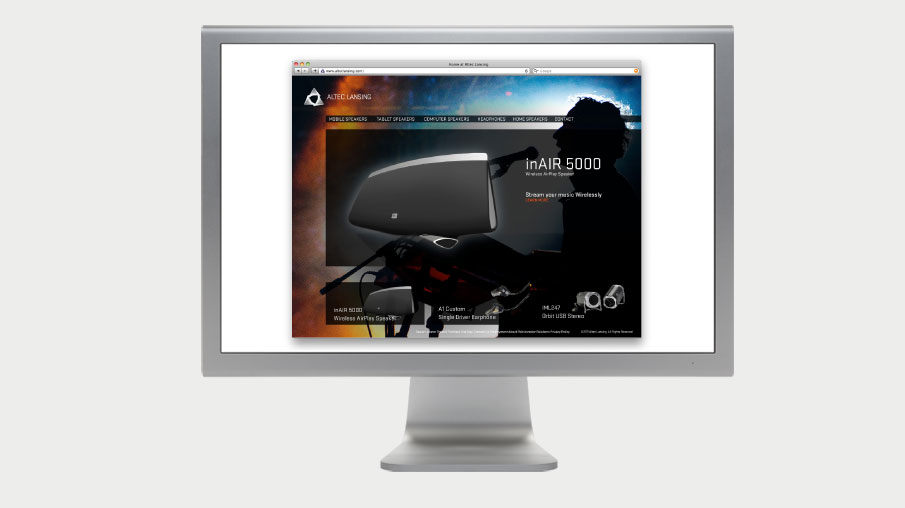 Altec Lansing website