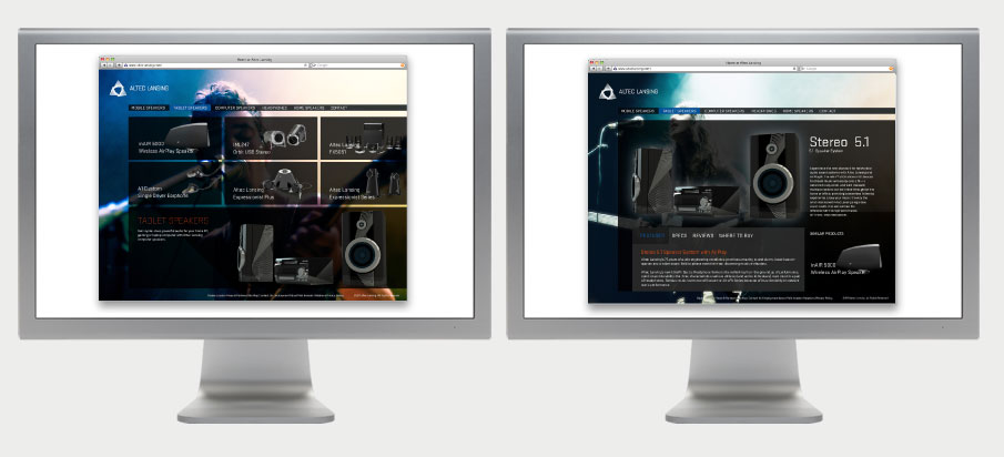 Altec Lansing website