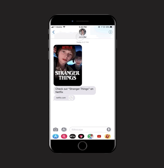 Member receiving content